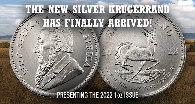 2022 South Africa Krugerrand 1oz Silver - Uncirculated