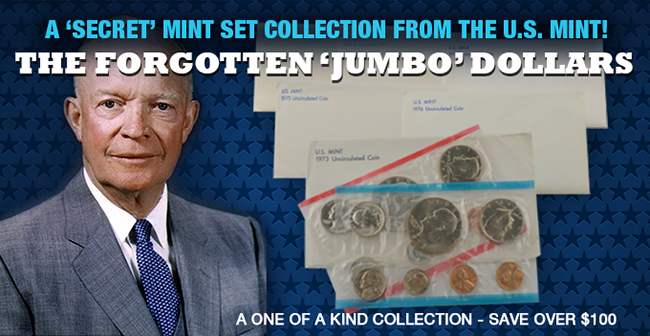 
Eisenhower Dollar Mint Sets - 1973 to 1978