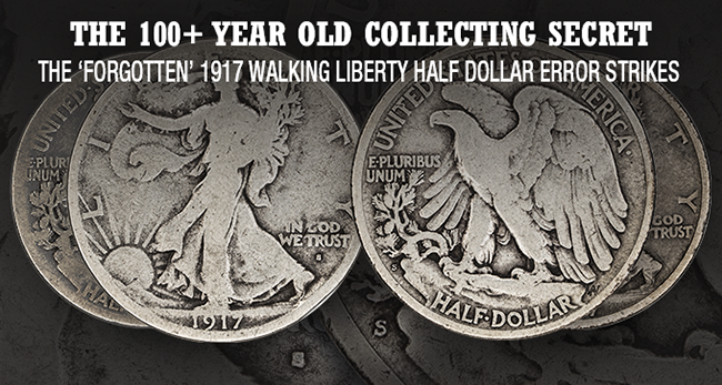 1917 Walking Liberty Half Dollar - Obverse/Reverse - San Francisco or Denver