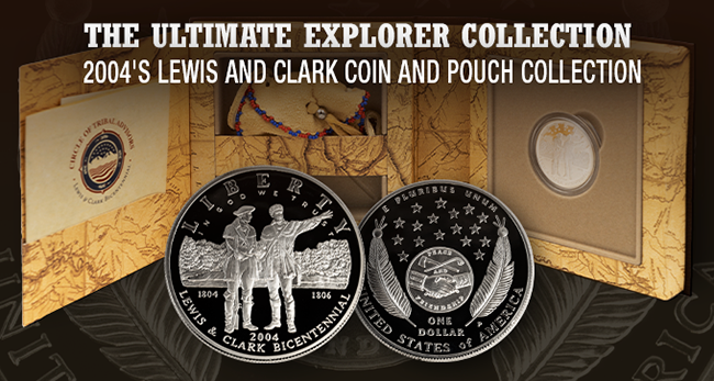 2004 Lewis & Clark Coin & Pouch Set
