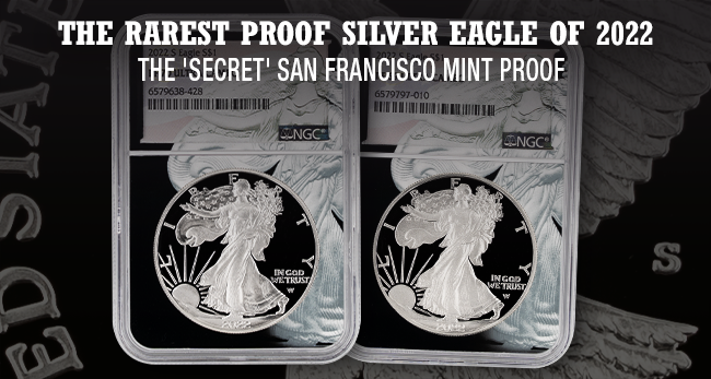 2022 Silver Eagle - San Francisco - Proof - Eagle Core NGC 69 and 70