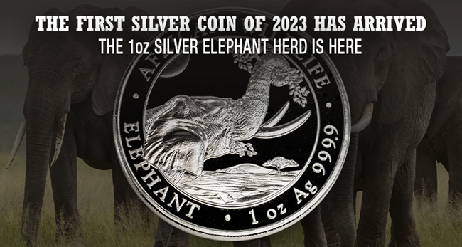 2023 Somalia 1oz Silver Elephant - Uncirculated