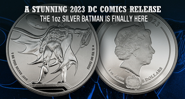 2023 DC Comics Justice League - Batman - 1oz Silver