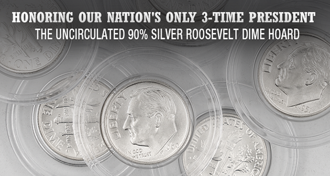 90% Silver Roosevelt Dimes - Uncirculated