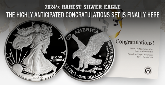 2024 Silver Eagle - West Point Proof - Congratulations Set