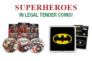 Marvel and DC Superhero Coins