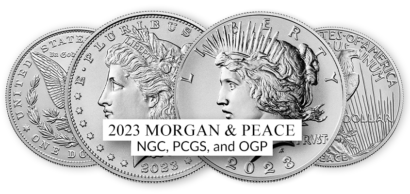 2023 Morgan & Peace Silver Dollars