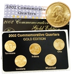 2002 Quarter Mania Uncirculated Set - Gold - P Mint