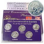 2002 Quarter Mania Uncirculated Set - Platinum D Mint