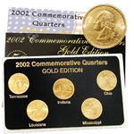 2002 Quarter Mania Uncirculated Set - Gold - D Mint