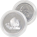 2005 Kansas Platinum Quarter - Denver Mint
