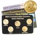 2005 Quarter Mania Uncirculated Set - Gold - D Mint