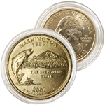 2007 Washington 24 Karat Gold Quarter - Philadelphia