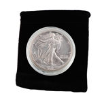 1987 Silver Eagle - Uncirculated w/ Display Pouch