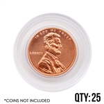 Coin Capsule - Lincoln Cent - 19 mm - Qty 25