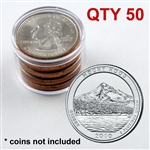 Collector Quarter Tube - Holds 10 Quarters - QTY 50
