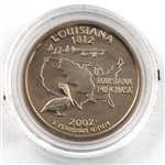 2002 Louisiana Proof Quarter - San Francisco Mint