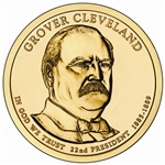 2012 Grover Cleveland 1st Term - Presidential Dollar - Gold - Philadelphia