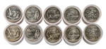 2002 50 States Quarters Collector Roll Set â€“ 10 P / 10 D - Uncirculated