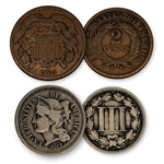 Obsolete U.S. Coins (2 cent - 3 cent)