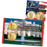 2014 John Calvin Coolidge Presidential Dollar - P/D Lens Set