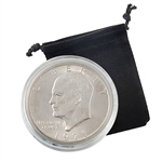 1971 Eisenhower Dollar - Philadelphia - Uncirculated - Capsule