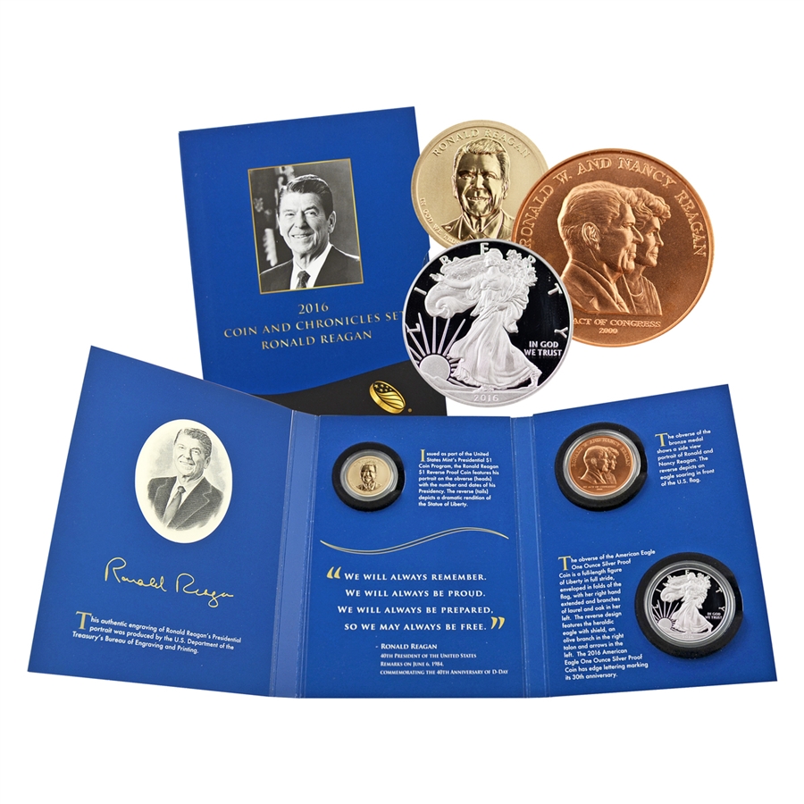 2016 Ronald Reagan Coin Chronicles Set 2016 Ronald Reagan Coin Chronicles Set