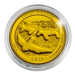 2017 Effigy Mounds National Monument - Philadelphia - Gold Plated in Capsule