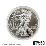 Coin Capsule - Silver Eagle - 40.6 mm - Qty 25