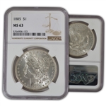 1885 Morgan Silver Dollar - Philadelphia - NGC 63