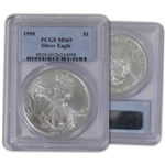 1998 Silver Eagle - PCGS 69