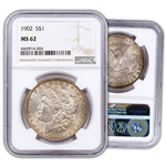 1902 Morgan Dollar - Philadelphia - NGC 62