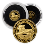 2022 Mongolia Year of the Tiger 1/2 gram Gold â€“ Proof