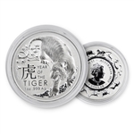 2022 Australian - Year of the Tiger - 1 oz Silver - Unc