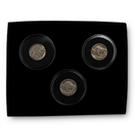 Buffalo Nickel Mint Mark Collection - P D & S - Display Box