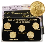 2000 Quarter Mania Uncirculated Set - Gold - P Mint